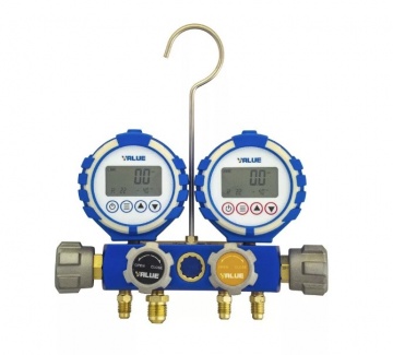 baterie manometru digital Value pentru frigotehnie si AC